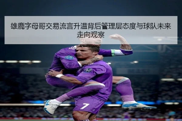 雄鹿字母哥交易流言升温背后管理层态度与球队未来走向观察